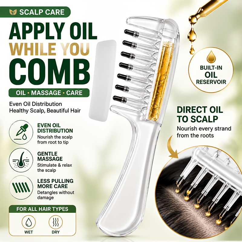 Root Stimulator Liquid - مشط لتطبيق زيت فروة الرأس للسيروم