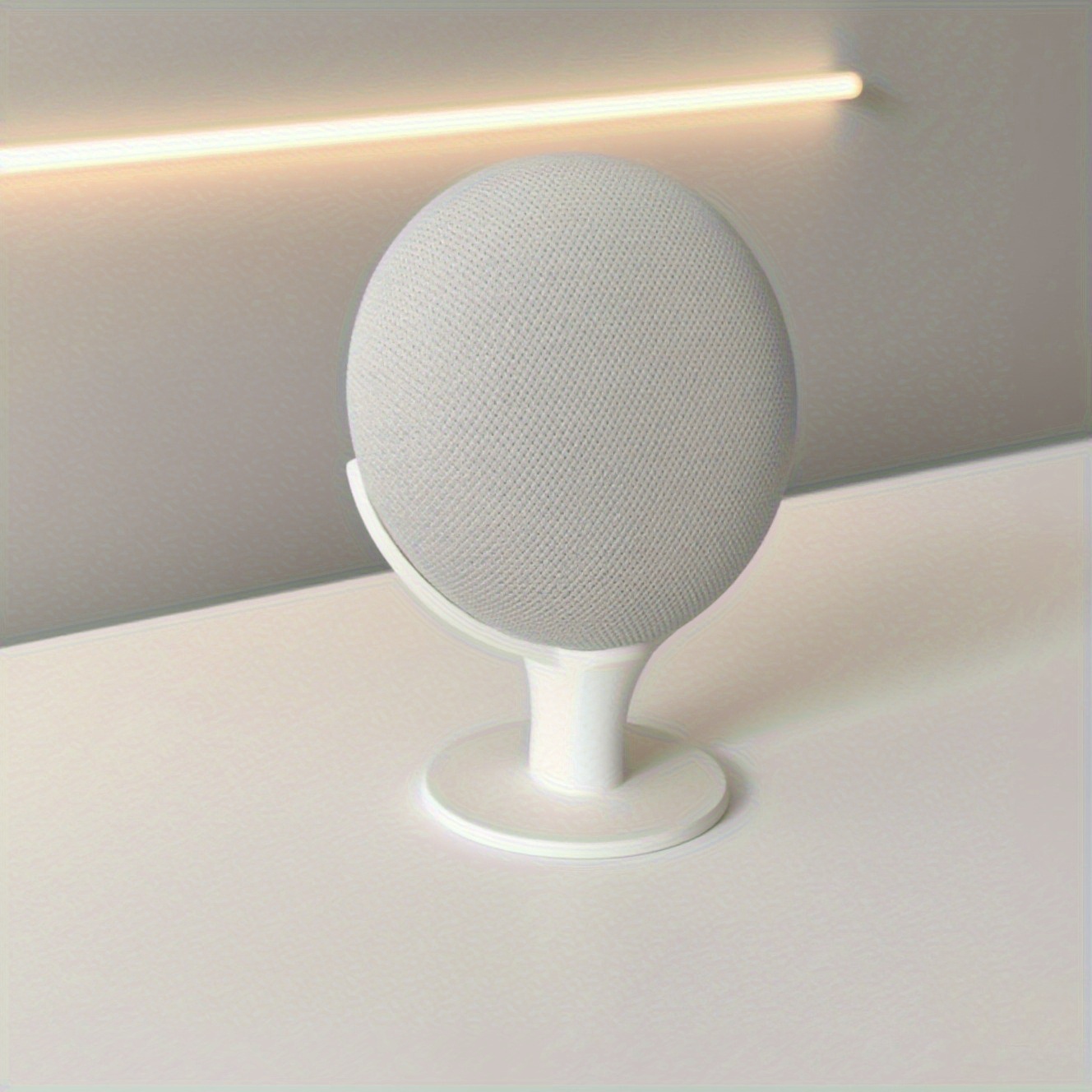 حامل مكبر صوت ذكي مع غطاء حماي - مراجعة Google Speaker Nest Audio وسعره